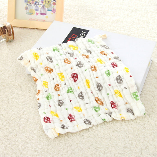 2 PCS Cotton 6-layer Gauze Saliva Towel Medical Seersucker Small Square Scarf