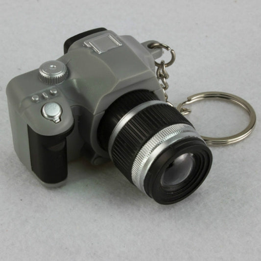 Children Mini SLR Camera Model Style Key Chain Small Pendant with Sound & LED Light