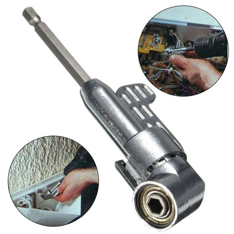 105 Degree Long Handle Right Angle Corner Drill Holds Screwdriver Bit, Screwdriver Bit