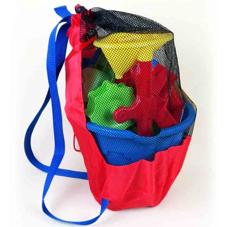 Children Beach Toys Storage Bag Play Sand Tools Storage Net Bag Backpack, Backpack