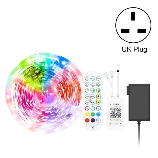 Bluetooth Suit Smart Music Sound Control Light Strip Waterproof 5050 RGB Colorful Atmosphere LED Light Strip With 24-Keys Remote Control, 5M 150 LEDs, 5M 300 LEDs, 10M 300 LEDs, 10M 600 LEDs, 15M 450 LEDs, 15M 270 LEDs, 20M 360 LEDs, 30M 540 LEDs