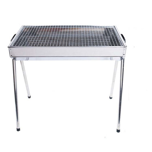 HZ-003 BBQ Grill Outdoor Portable Stainless Steel Stove Household Charcoal Barbecue Rack, M, L