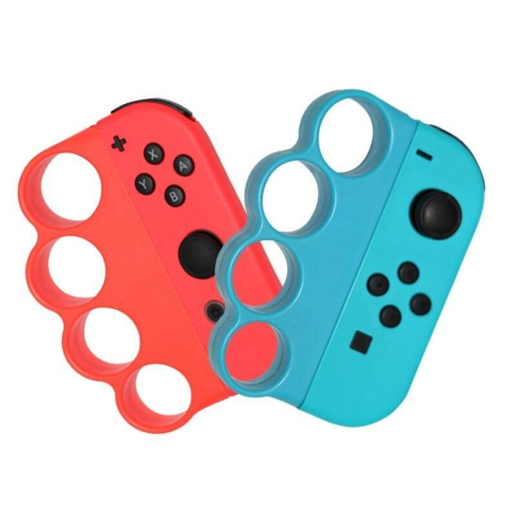 Nintendo Switch joy-con ring grips, red and blue paired with controller buttons