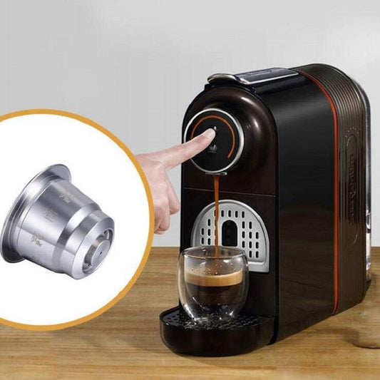 Reusable Stainless Steel Coffee Capsules with Multiple Filling Coffee Filters, Coffee Capsules