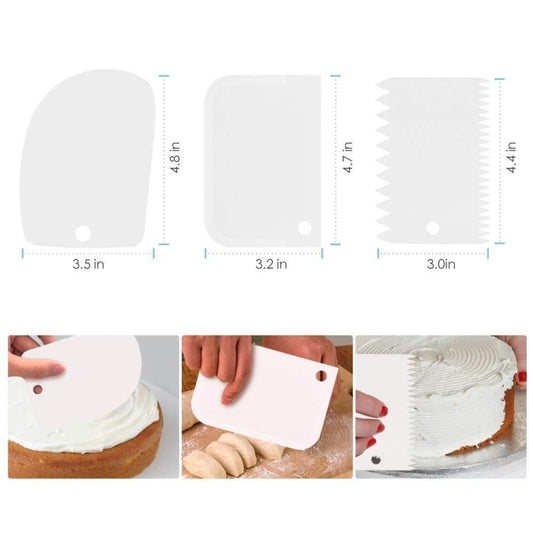 Cake Turntable Set Decorating Table Decorating Mouth Silicone Bag Baking DIY Combination, 6 PCS/Set, 12 PCS/Set, 60 PCS/Set