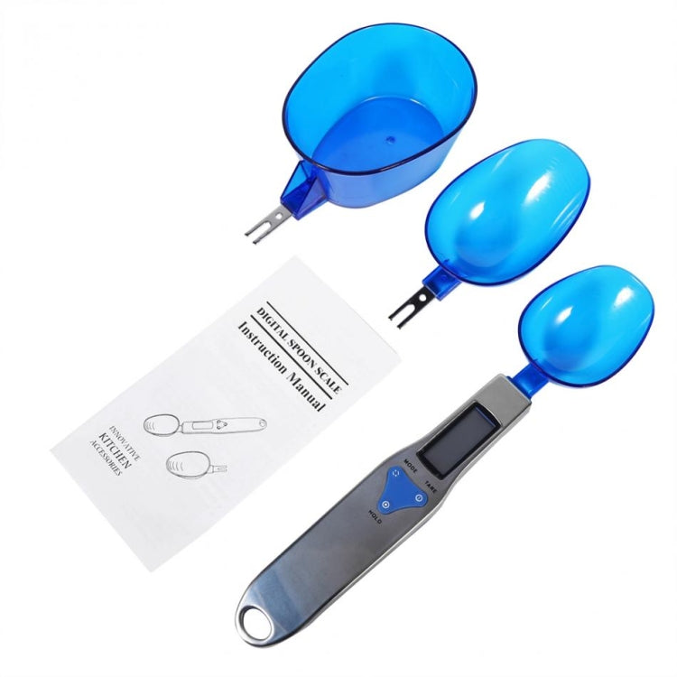Digital Spoon Scale LCD Display Bulk Food Digital Measuring Tool Scale Range: 500/0.1g, 3 in 1