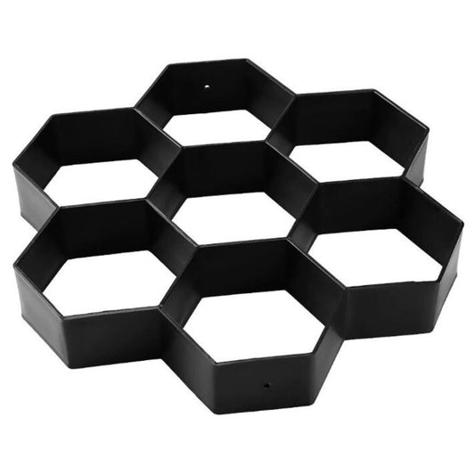 Plastic Floor Mold Ultralight DIY Garden Paving Hexagonal Fancy Mould, Paving Hexagonal Fancy Mould