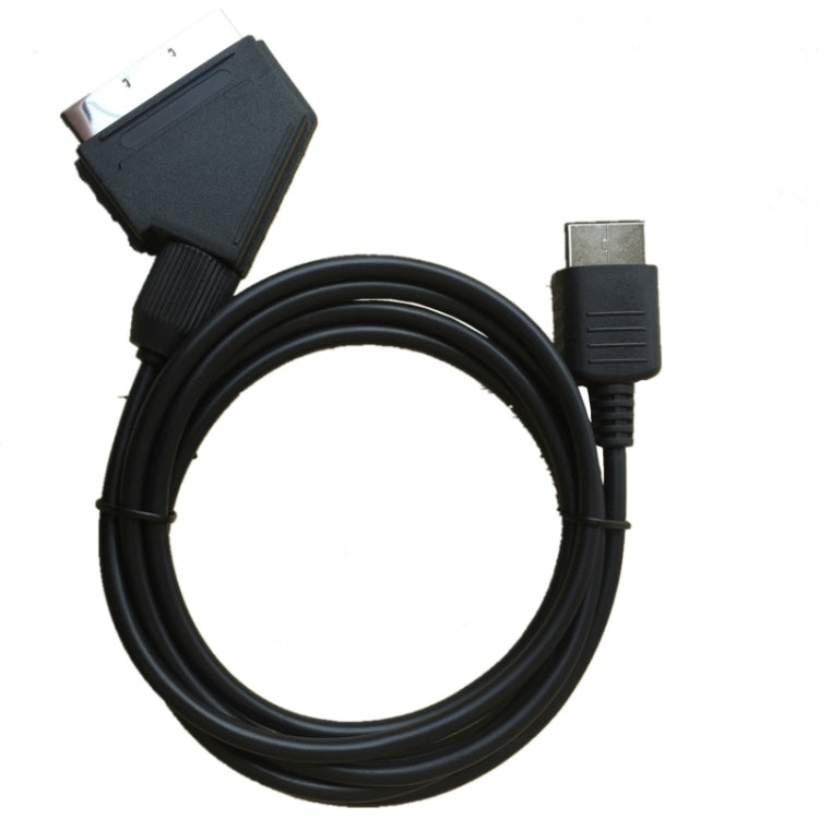 RGB SCART AV cable, 1.8m, coiled, with SCART plug and two HDMI-style ends