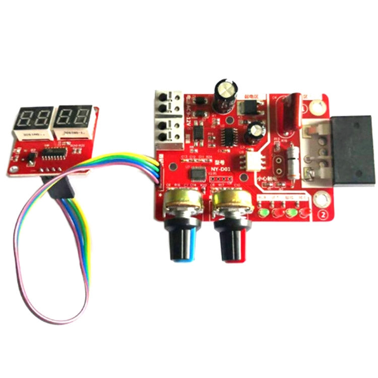 NY-D01 Spot Welding Machine Control Board Adjustment Time Current Digital Display Control Board, 40A, 100A