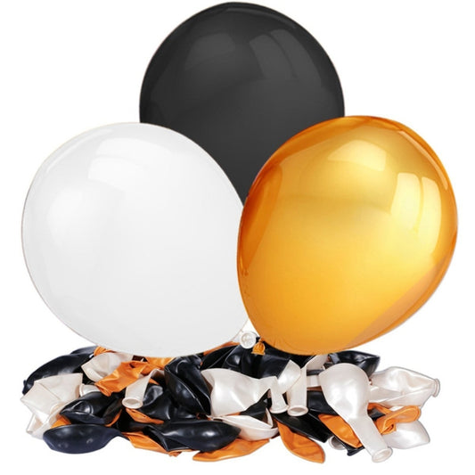 45 PCS/Lot 12 Inch Pearl Latex Balloons Birthday Wedding Party Decor with Colored Ribbon