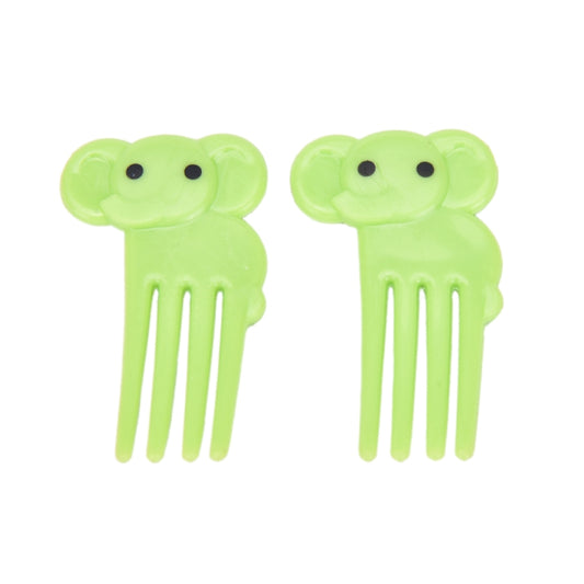 5 Sets 10 in 1 Creative Cartoon Animal Plastic Children Fruit Fork Bento Decoration Toothpick