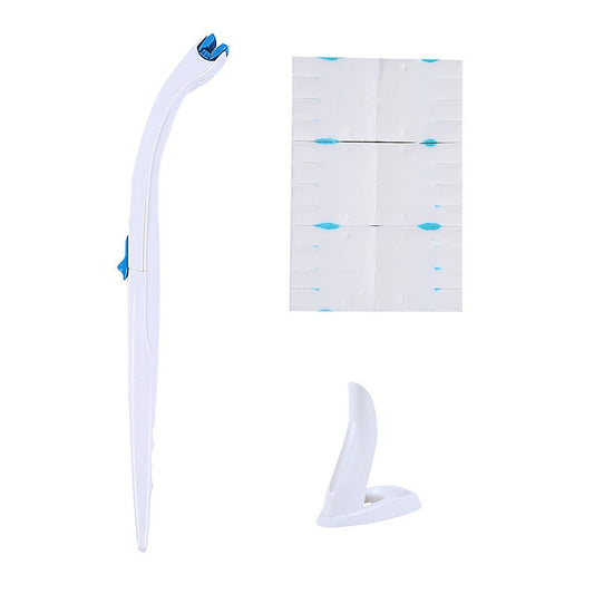 Disposable Toilet Brush Household Toilet Brush with Detergent, Splicing, Dolphin, Replacement Core