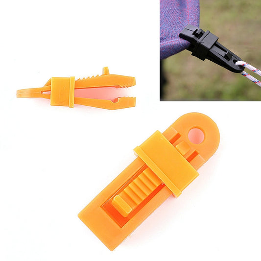 Tents Wind Rope Clamp Awnings Outdoor Camping Plastic Clip Tents Accessories