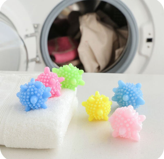 5 PCS Anti-winding Strong Decontamination Laundry Ball Home Washing Machine Starfish Solid Cleaning Ball, Cleaning Ball