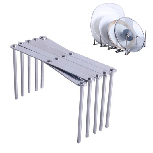 LsCook Retractable Storage Rack Kitchen Foldable Multifunctional Steam Rack Stainless Steel Kitchen Utensil Rack, Stainless Steel Rack