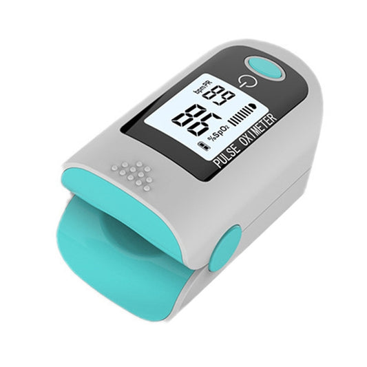 X1805 Oxygen Saturation Detector Medical Monitoring Heart Rate Finger Clip Oximeter, Blue, Green, Black