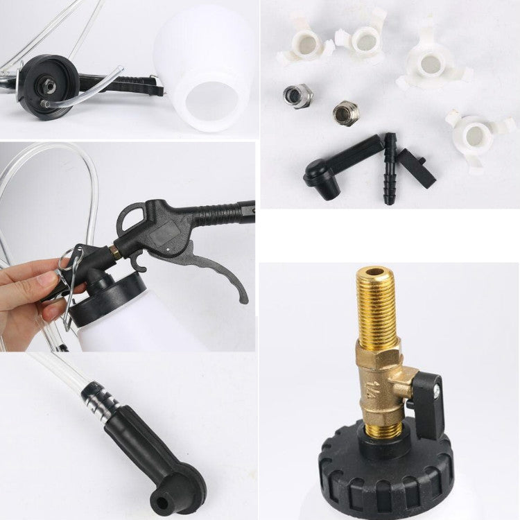 Brake fluid changer accessories: adapters, connectors, and clear tubing pieces