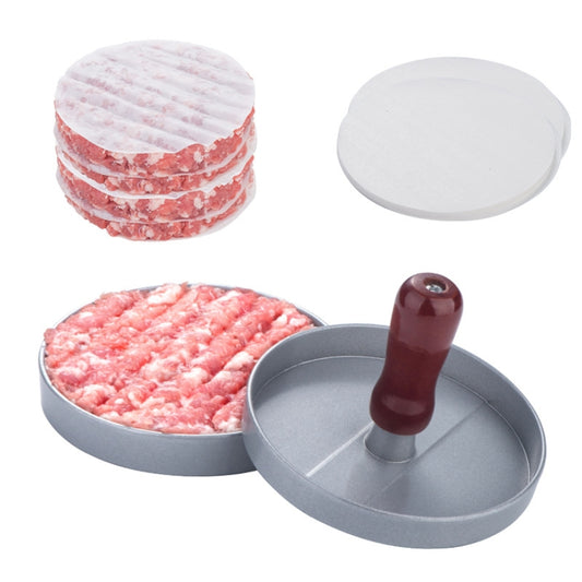 Burger Meat Press Meat Patties Mould Meat Press Burger Maker, 1PC Brown Handle