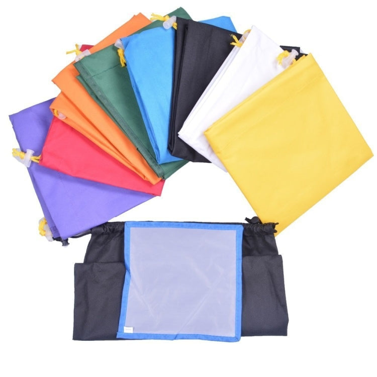 Hydroponic plant filter bag set, colorful drawstring pouches with fabric square swatches