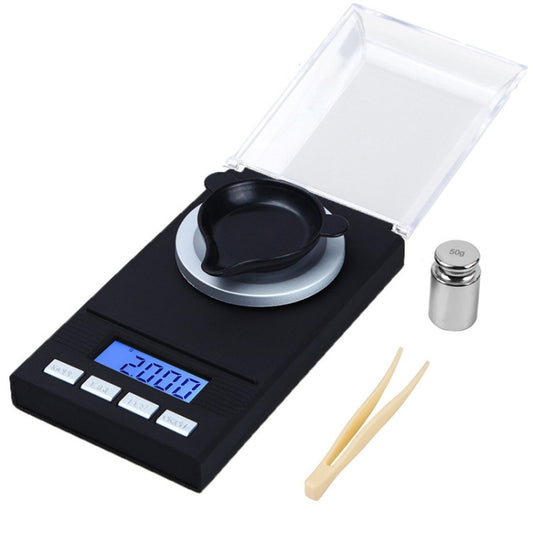 High-Precision Portable Jewelry Scale Mini Electronic Scale Precision Carat Electronic Scale, 10g/0.001g, 20g/0.001g, 50g/0.001g, 100g/0.001g