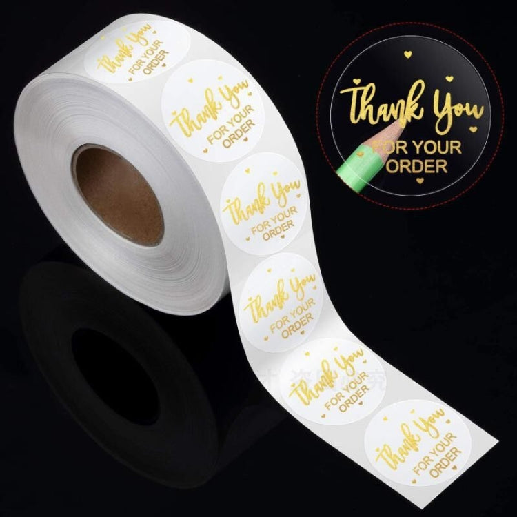 3 PCS Bronzing Sticker Sealing Sticker Gift Baking Decoration Label, 2.5cm/1inch