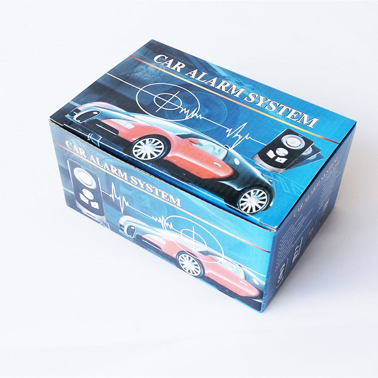Car alarm system kit retail box packaging