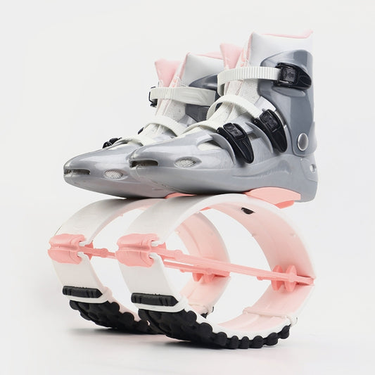 Jumping Shoes Bounce Shoes Indoor Sports Rebound Shoes, 33/35 (Pink White), 33/35 (Green And White), 36/38 (Pink White), 36/38 (Green And White), 36/38 (Orange Black), 36/38 (Green And Black), 36/38 (Black Orange Label), 36/38 (Black Green Label)