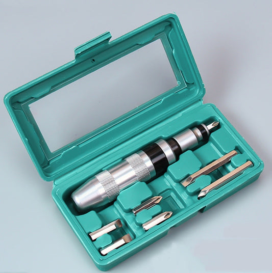Impact Screwdriver Socket Set for Rusty Stubborn Screws, 7 In 1, 8 In 1, 13 In 1 Iron Box, S2 12 In 1