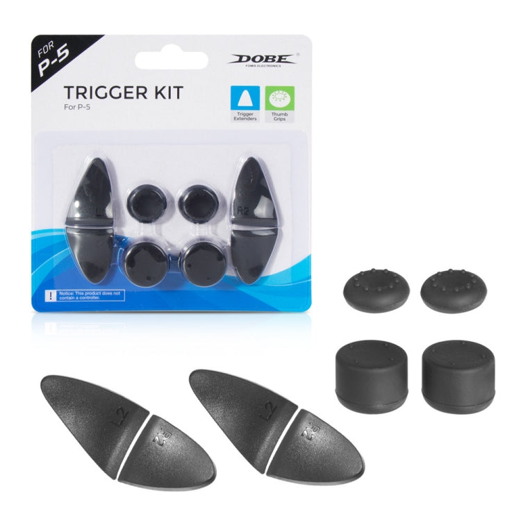 PS5 trigger kit retail package with black rocker caps and circular button pieces