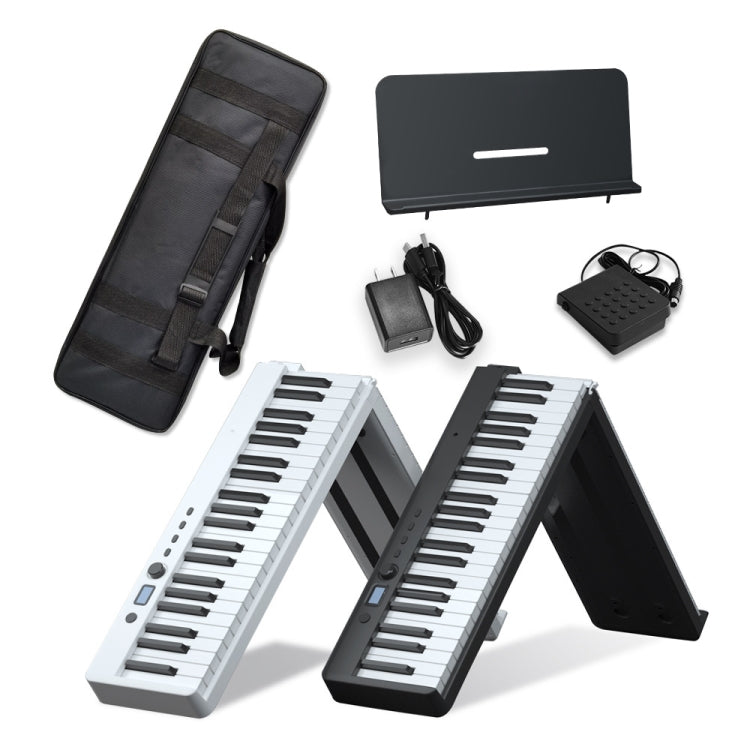 Wersi foldable electronic piano keyboard set with soft case, pedal, and power accessories