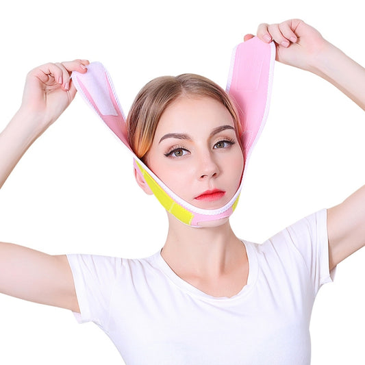 Enhanced Version For Men And Women Face-Lifting Bandage V Face Double Chin Shaping Face Mask, 098 Pink Yellow, 098 Pink White, 074 Skin Tone, 076 M Size, 076 L Size, 090 With Hole, 090 Without Hole, 091 Orange, 072 Pink, 072 White, 073 Pink, 073 White