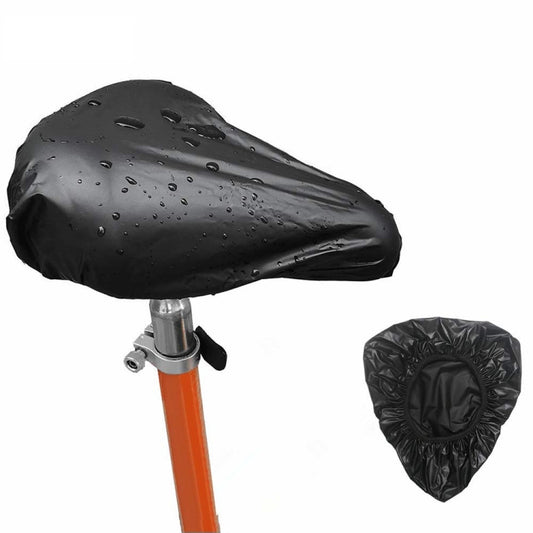 Bicycle Saddle Waterproof Cover Bicycle Seat PVC Waterproof Seat Cover Hot Pressed Rain Cover, 10pcs Small, 10pcs Large