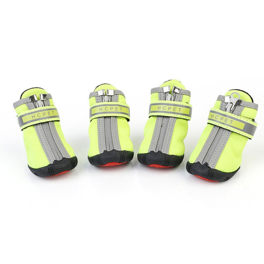 HCPET A1703 Pet Non-Slip Wear-Resistant Shoes Puppy Feet Cover, Number 1, Number 2, Number 3, Number 4, Number 5
