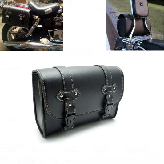 Motorcycle Saddle Bags Leather Storage Tool PU Leather Side Pouch Bags, PU Leather Side Pouch Bags