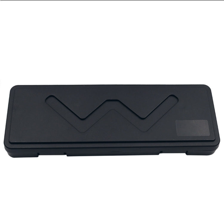 Black protective storage case for digital vernier caliper with molded interior.