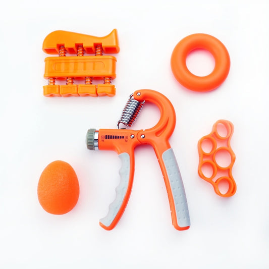 5 In 1 Counting Grip Device Fitness Adjustment Grip Device Finger Trainer Set, 5 in 1