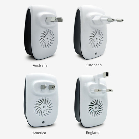 H12 2 PCS Ultrasonic Electronic Mouse Repeller Household Mini Mosquito Repeller, H12 AU Plug White, H12 US Plug White, H12 UK Plug White, H12 EU Plug White