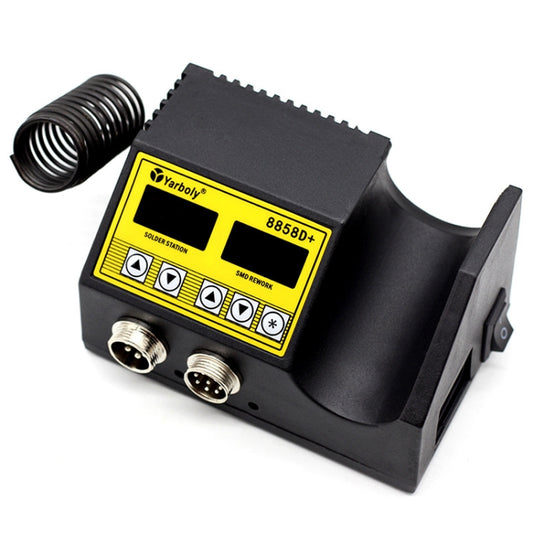 8858 Portable Rework Soldering Station Hot Air Blower For SMD/PCB, EU Plug, 8858