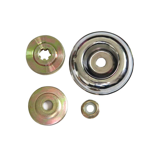 Lawn Mower Working Head Accessories Brush Cutter Pressure Plate Protection Cover Nut, Work Head 4 PCS/Set, Work Head 3 PCS/Set, Work Head 3 PCS/Set + Hexagon, Work Head 10 PCS/Set