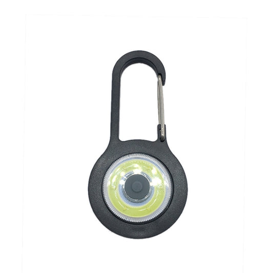 3 PCS Mini Carabiner COB Flashlight Outdoor Portable Keychain Night Fishing Light Random Colour Delivery, Red, Blue, Black, Gray