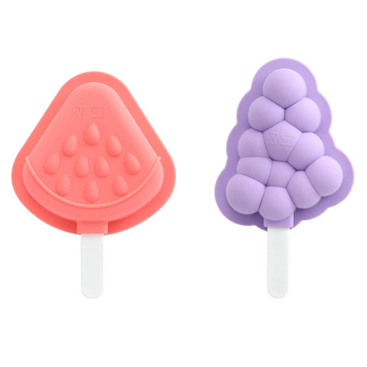Household Silicone Popsicle Ice Cream Mold With Lid, Grape, Strawberry, Flying Saucer, Rocket, Strawberry + Grape, Flying Saucer + Rocket