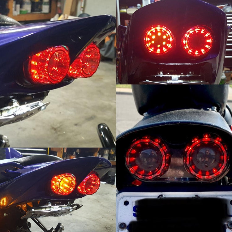 Motorcycle Modified Retro LED Integrated Rear Taillight Brake Light, Rear Taillight Brake Light