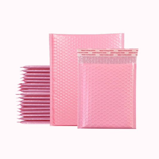 100 PCS Pink Co-Extrusion Film Bubble Bag Logistics Packaging Thickened Packaging Bag Size:, 13x15cm, 15x20cm, 18x20cm, 11x15cm, 13x18cm, 15x18cm, 18x23cm, 20x25cm, 22x30cm