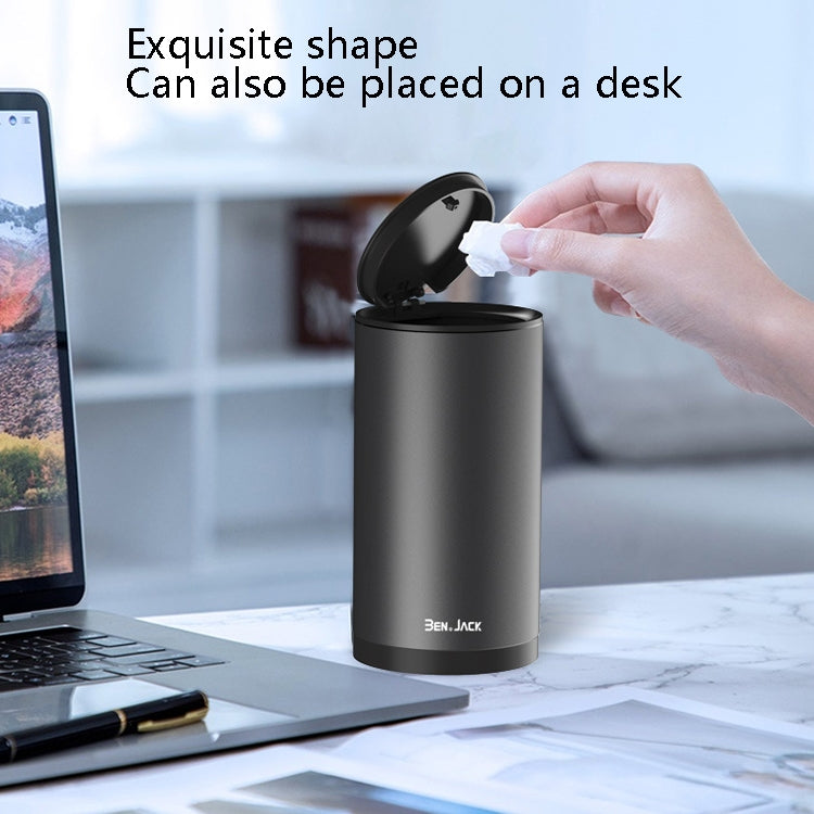 BEN.JACK Car Trash Can Multi-Function Storage Box In Car