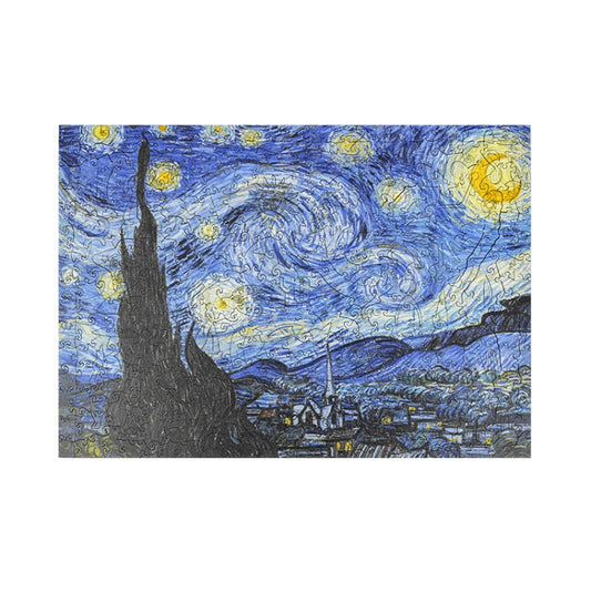 Irregular Wooden Puzzle Adult High Difficulty Creative Gift, The Starry Night