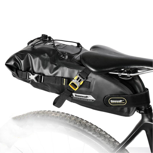 Rhinowalk RK19511 Full Waterproof Bicycle Saddle Tail Bag Big Capacity Road Bike Bag, RK19511 Black 10L, RK19512 Black 5L, RK19513 Black 13L