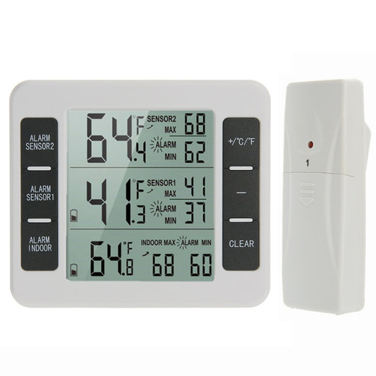 SN010 Wireless Indoor Outdoor High-Precision Thermometer Electronic Refrigerator Thermometers, One to One