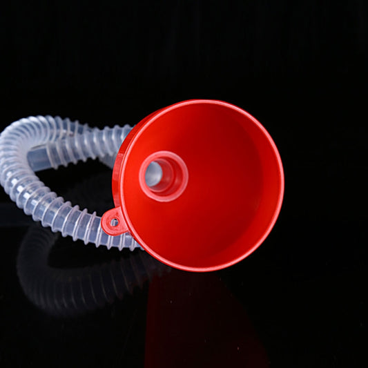 Pour Oil Tool Car Motorcycle Truck Vehicle Plastic Filling Funnel with Soft Pipe, Pour Oil Tool