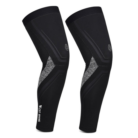 WEST BIKING Autumn & Winter Cycling Warmth Velvet Cold-Proof Leg Cover Outdoor Sports Equipment, Size:, M, L, XL