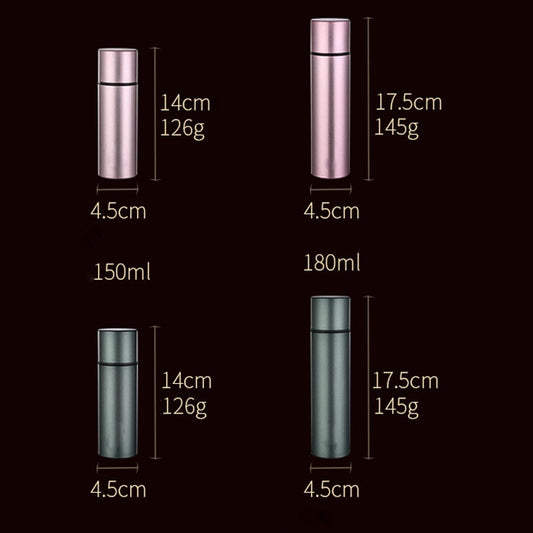 Children Student Insulation Water Cup Portable Mini Stainless Steel Insulation Cup, Specification:, Antibacterial Cup 150ml (Pink), Antibacterial Cup 150ml (Green), Antibacterial Cup 180ml (Pink), Antibacterial Cup 180ml (Green)